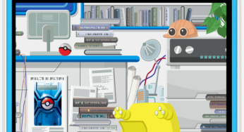 ポケモンEXPOジムのナゾ企画【３】→ポケペラ開発記録と青いポスター